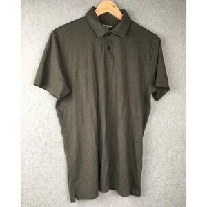 Bonobos Polo Shirt Men Medium Gray Standard Fit Pima Cotton Peru